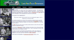 Desktop Screenshot of lakesareapd.com